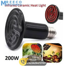 Infrared Ceramic Heating Bulb 200W 220V Best Heating Element Light For DIY Egg Incubator Reptile Pets - Front View