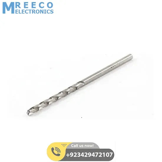 1.9mm Straight Shank Steel HSS Jobber Hole Twist Drill Bit - Side View