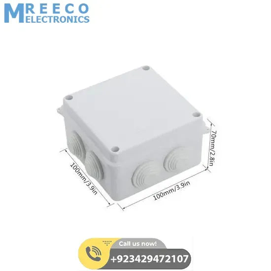 ABS Plastic Waterproof Junction Box Universal Electrical Project Enclosure 150x110x70mm - Side View