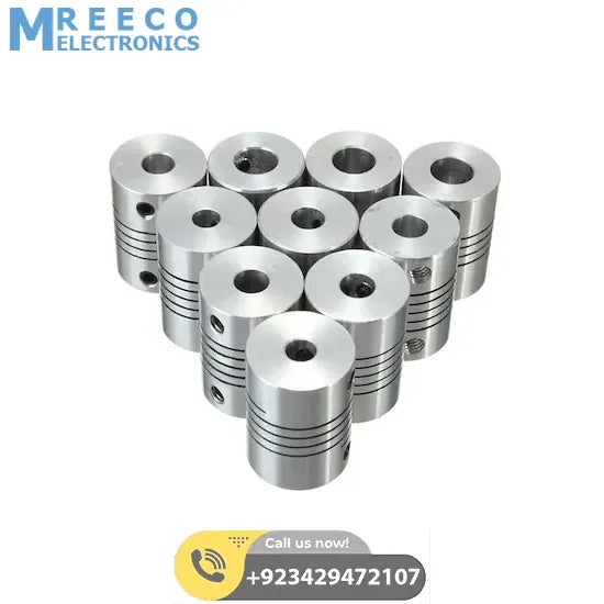 Flexible Coupling Shaft 10mmx6.35mm - Back View