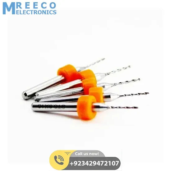0.9mm Spiral Twist HSS PCB Drill Bits - Side View