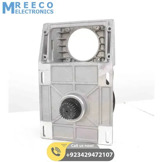 Oblique Teeth NEMA34 Helical Gearbox With Timing Belt For CNC Machine In Pakistan - Back View