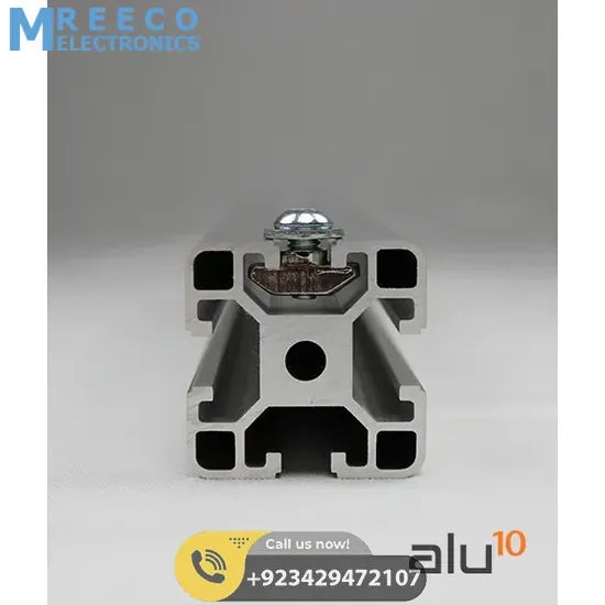 40xM8 T Nuts T NUT Sliding T Nut Hammer Drop In Nut Fasten Connector M8 Series Length19.5mm Width 8mm Hight 7.5mm - Top View