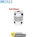 Flexible Coupling Shaft 5mmx6.35mm - Front View