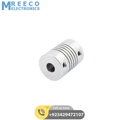 Flexible Coupling Shaft 5mmx6.35mm - Side View