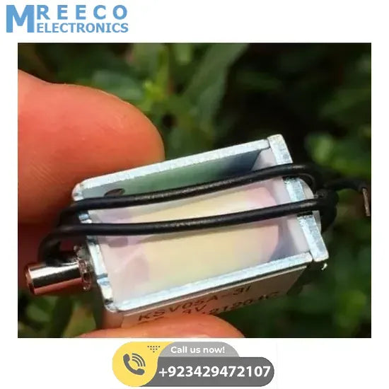 Mini 3V DC Solenoid Valve KSV05A Normally Open For Gas Air Valve - Side View