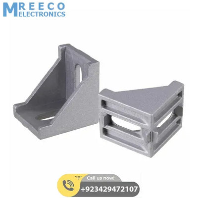 1 Piece 4040 Corner Fitting Angle Aluminum L Type Connector Bracket For Aluminum Profile - Side View