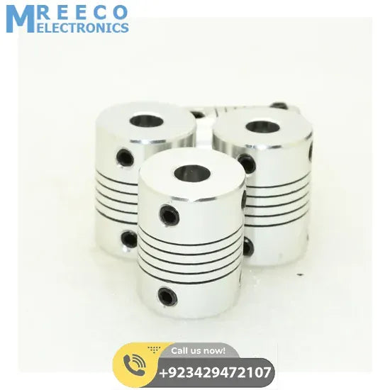 5x6mm Flexible Coupling Shaft With 25mm Outer Diameter - Back View