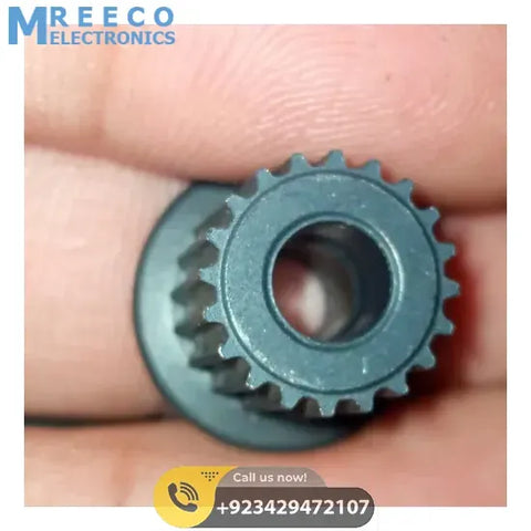 Japanese GT2 20 Teeth 5mm Bore Push Fit Pulley Timing Pulley - Front View