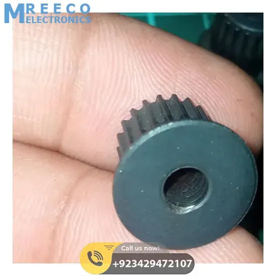 Japanese GT2 20 Teeth 5mm Bore Push Fit Pulley Timing Pulley - Angle View