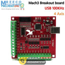 CNC USB MACH3 100Khz Breakout Board 4 Axis Interface Driver Motion Controller - Front View