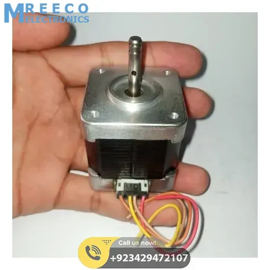 Round Shaft Nema17 Stepper Motor For 3D Printer &amp; CNC - Bottom View