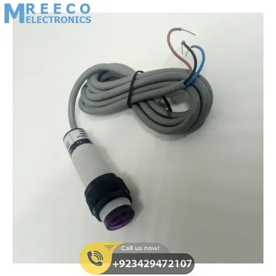 Photoelectric switch sensor E3F-DS10C4 diffuse type NPN NO dc 3 Wires transducer - Front View