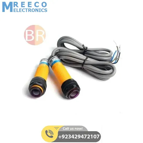 M18 5m Sensing DC E3F-5L, E3F-5DP1 Photoelectric Proximity Switch Photo Sensors - Front View