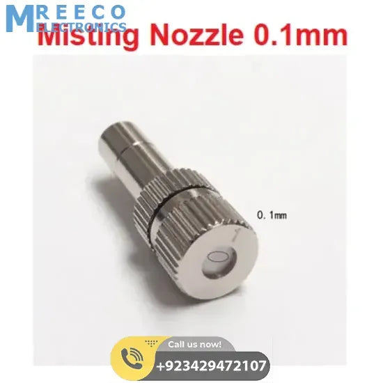 Mist Nozzle 0.1mm Garden Sprayer fogging Nozzle Low Pressure Disinfect Sprinkler - Front View