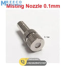 Mist Nozzle 0.1mm Garden Sprayer fogging Nozzle Low Pressure Disinfect Sprinkler - Front View