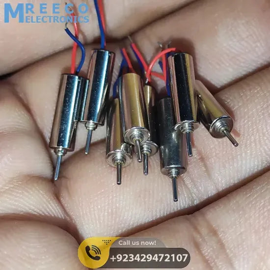 412 Coreless Motor DC3.7V Super Small Iron Boron Strong Small Motor Turn 72000 RPM - Top View