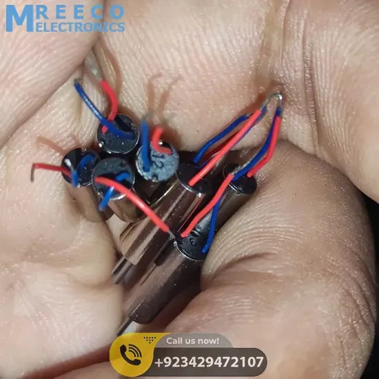 412 Coreless Motor DC3.7V Super Small Iron Boron Strong Small Motor Turn 72000 RPM - Angle View