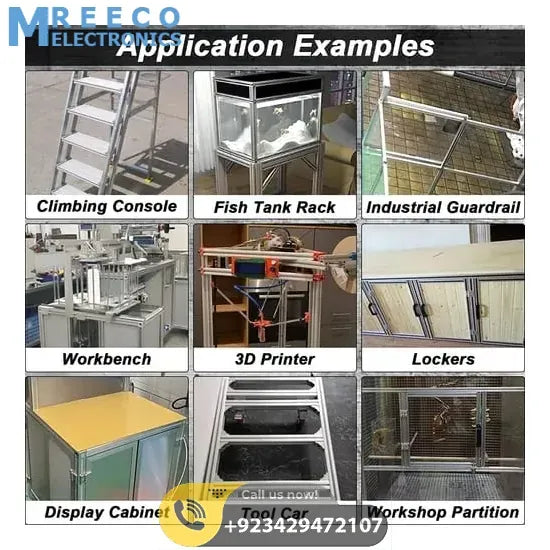 3 Way End Corner Bracket Connector for T Slot Aluminum Extrusion Profile 4040 - Top View