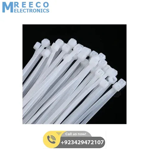 6 Inch 100mm PVC Cable Tie In Pakistan - Front View