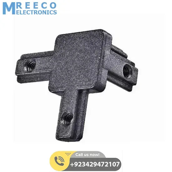 3 Way End Corner Bracket Connector for T Slot Aluminum Extrusion Profile 3030 - Side View