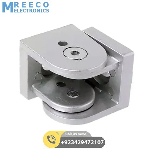 Flexible Pivot Joint Connector Zinc Alloy Hinge With Handle For Aluminum Extrusion Profile 4040 - Front View