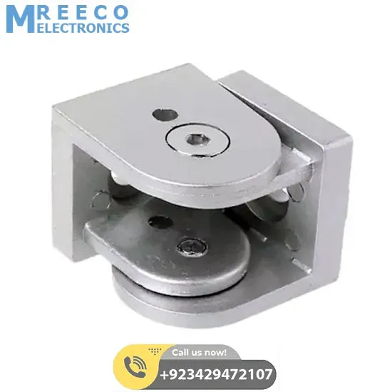 Flexible Pivot Joint Connector Zinc Alloy Hinge With Handle For Aluminum Extrusion Profile 4040 - Front View