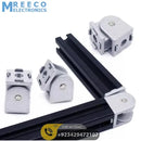 Flexible Pivot Joint Connector Zinc Alloy Hinge With Handle For Aluminum Extrusion Profile 4040 - Back View