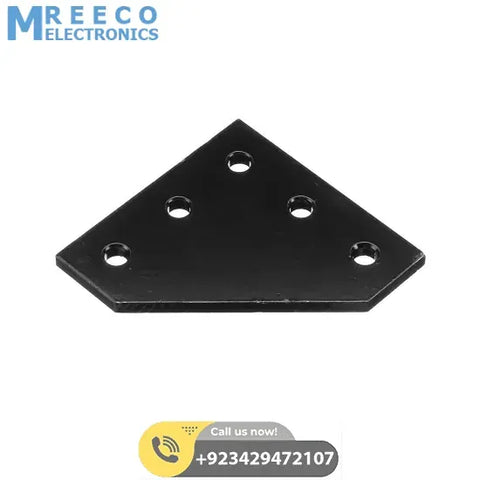 90 Degree L Type Aluminum Profile Connector Joint Plate Corner Bracket for 2020 Aluminum Profile - Front View