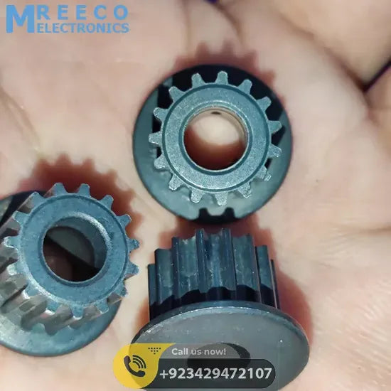 Japanese GT2 3mm Teeth Size 15 Teeth 6.3mm Bore Push Fit Pulley Timing Pulley - Back View