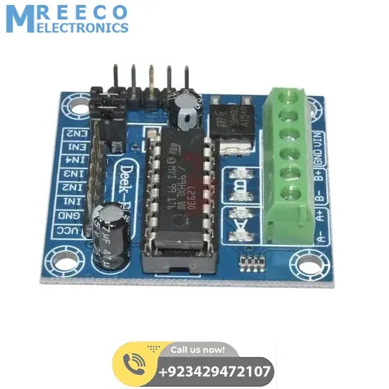 Mini Motor Drive Shield Expansion Board L293D Module for Arduino UNO MEGA 2560 - Side View