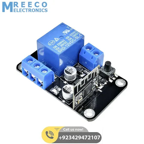 DC 12V ESP8285 WiFi Wireless Switch Cycle Time Timer Delay Relay Module - Front View