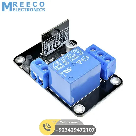DC 12V ESP8285 WiFi Wireless Switch Cycle Time Timer Delay Relay Module - Side View