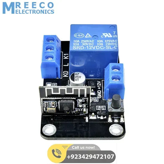 DC 12V ESP8285 WiFi Wireless Switch Cycle Time Timer Delay Relay Module - Back View