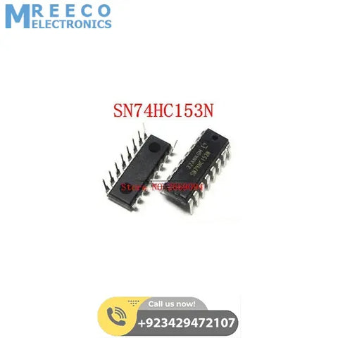 Dual 4 Input Multiplexer IC 74hc153 - Front View