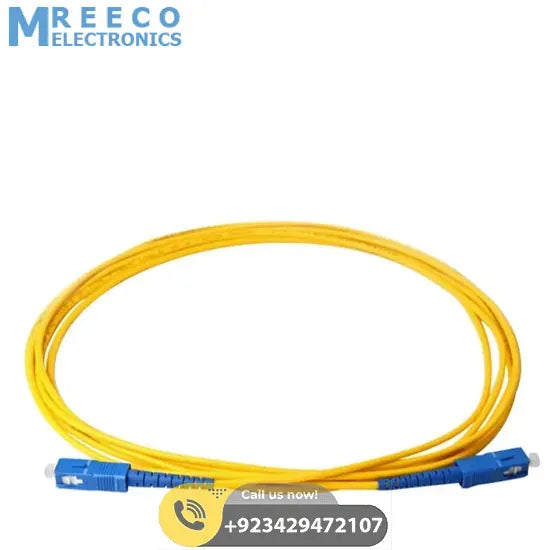 SC to SC Fiber Patch Cord Cable 3M - Front View