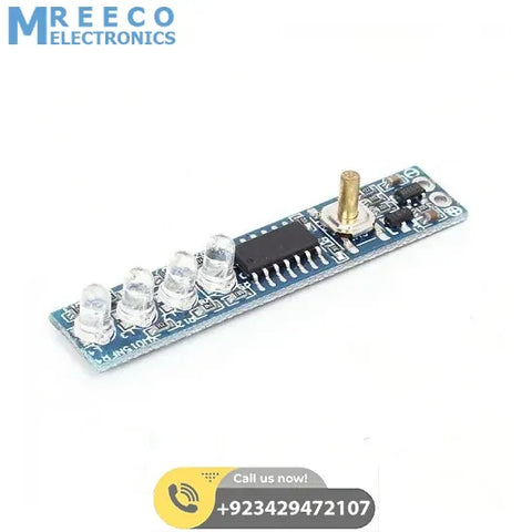 Lithium Battery Capacity Indicator LED Display Board - Front View