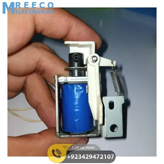 DC Solenoid Electromagnet in Different Shape - Front View