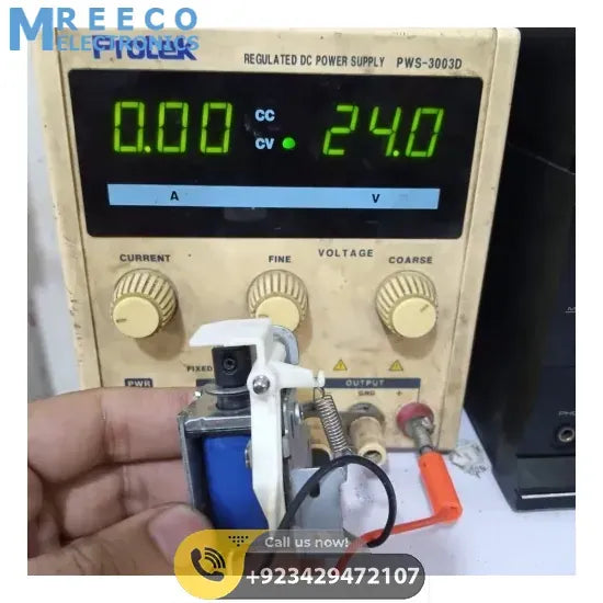 DC Solenoid Electromagnet in Different Shape - Side View