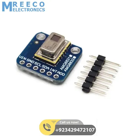 AMG8833 IR Thermal Imager Temperature Sensor Module 8x8 Array - Front View