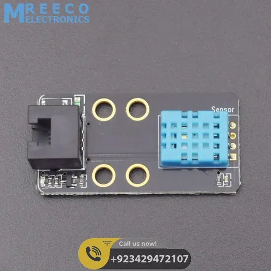 Robobloq Temperature and Humidity Sensor with RJ11 Connecting Wire in Pakistan - Front View