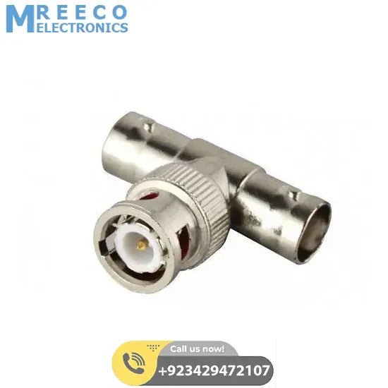 Electric T BNC Connector - Front View