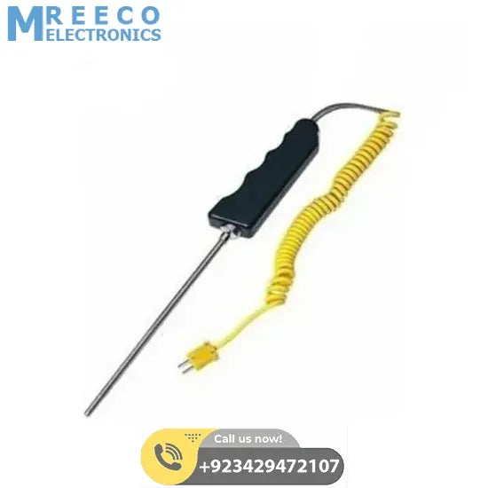 K Type Temperature Sensor Surface Thermocouple Probe WRNM-102 - Front View