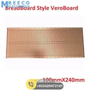 BreadBoard Style Veroboard 100mm x 240mm Project Board Prototyping Board StripBoard - Front View