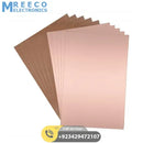12x6.5 Inch One Sided Fiber Glass Copper Sheet PCB Board Clad Plate - Back View