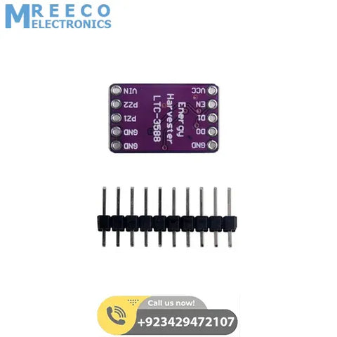 Piezoelectric Energy Harvester UVLO LTC3588 Sensor Solar Energy Breakout Board for Arduino in Lahore pakistan - Front View