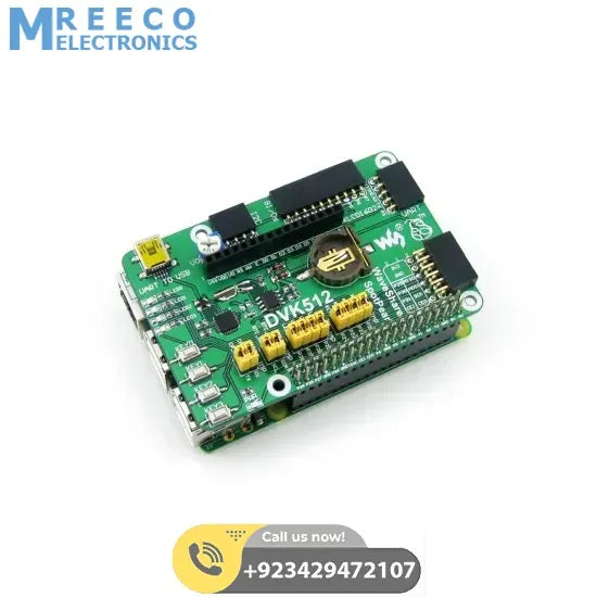 DVK512 Raspberry Pi Expansion Board in Pakistan - Side View