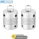 8x10mm Flexible Coupling Shaft - Back View