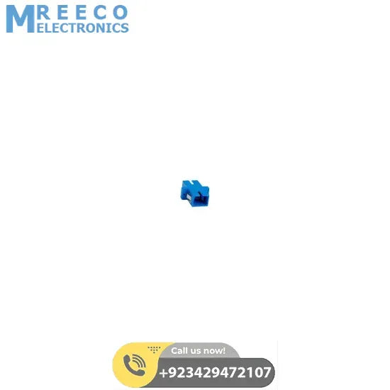 SC UPC Adapter Connector Simplex Single mode Plastic Fiber Optic Adapter/Connector - Side View