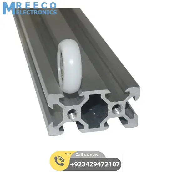 3D Printer Track Roller Nylon Plastic Bearing Pulley - Back View